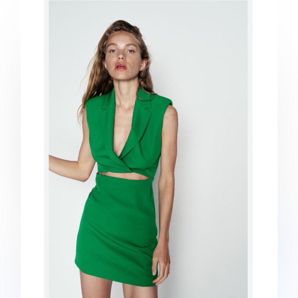 Zara cut out blazer dress